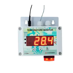 Ace Datacenter Temperatuurmonitor Ce Gemarkeerd Met Zoemeralarm Voor Ingebouwde Serverkamers Of Externe Sensor Rs485 Modbus