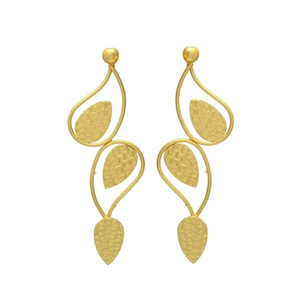 Boucles d'oreilles crochet de poisson en laiton de qualité durable Boucles d'oreilles nouveau design pour filles pour une taille personnalisée à votre budget - Product Image 1