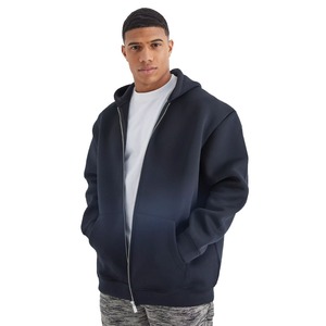 Sweat à capuche pull noir en molleton lourd de style chaud avec poche imprimée camouflage sur la poitrine avant sweats à capuche chauds surdimensionnés pour hommes - Product Image 4