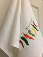 Serviette de cuisine en coton à absorption d'eau robuste Style à la mode toile chiffon de nettoyage motif personnalisé impression coton