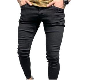 Pantalon en jean Oxford pour homme, coupe classique, prix bas, look élégant, respirant, décontracté et streetwear, RABUSH SPORTS, polyester/coton - Product Image 4