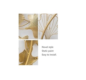 Completely Customizable <b>Leaf</b> <b>Wall</b> Art Made of Rust Free Metal for Indoor Home <b>Wall</b> <b>Decoration</b> for Living Room Bedroom - Product Image 3