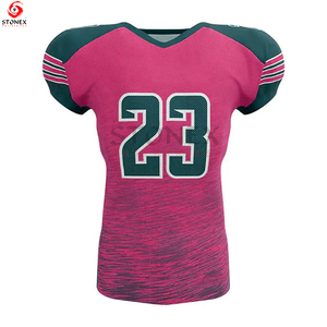 Sublimación fútbol americano Jersey logotipo personalizado venta al por mayor práctica equipo universitario juego uniforme de fútbol americano conjunto - Product Image 2