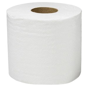 Rollo de papel higiénico absorbente suave de suministro a granel para la venta. - Product Image 1