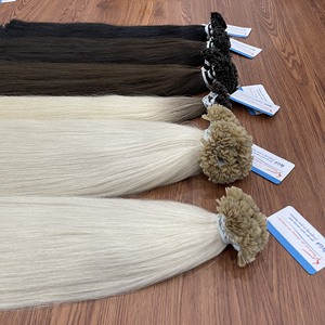 Extensiones de Cabello Humano Vietnamita 100% Natural Thanh an T39, Punta Plana, Cabello Remy Liso, Grado 50-100g, Todos los Colores, Venta al Por Mayor - Product Image 1