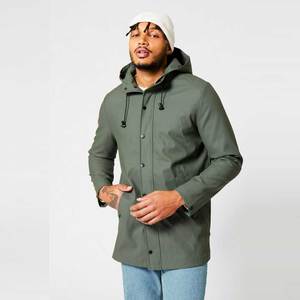 Vestes de pluie décontractées en toile pour hommes, taille adulte, vente en gros, modèles les plus vendus 2025-2026 - Product Image 4