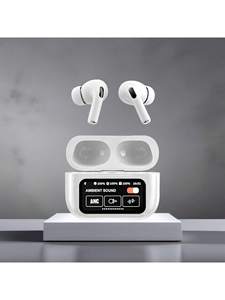 Auriculares inalámbricos con cancelación de ruido A9PRO con pantalla táctil, batería de 5 horas de duración para Android e iOS - Product Image 2