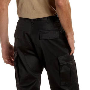 กางเกงคาร์โก้ผู้ชายเอวกลางกางเกงลำลองทรงตรงแห้งเร็วระบายอากาศได้ดีมีหลายกระเป๋าคุณภาพสูง - Product Image 6