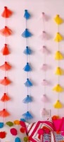 Hiasan dinding rumbai DIY, seni dekorasi Interior kamar anak dan ruang tamu
