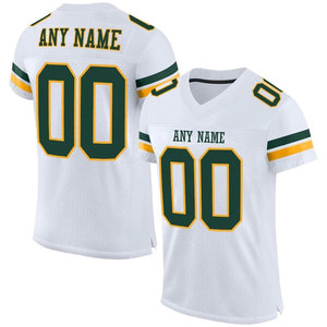 Camiseta de fútbol americano de ajuste personalizado Performance 100% poliéster poli/spandex malla transpirable OEM Factory Support Global Delivery - Product Image 4