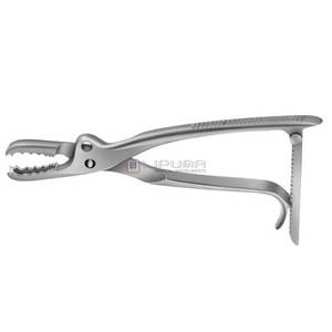 Pinzas de sujeción de hueso Farabeuf Lambotte, mordazas ortopédicas quirúrgicas de 255mm, 11mm, acero inoxidable, abrazadera ósea de 10 pulgadas, instrumentos médicos - Product Image 1