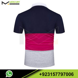 Uniforme personnalisé en coton de haute qualité, t-shirt vierge de Golf uni pour hommes Polo avec Logo - Product Image 3