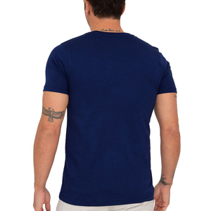 เสื้อยืดผู้ชายสีพื้น ผ้าถัก 100% คอตตอน แขนสั้น คอกลม กันยับ ระบายอากาศดี ขายส่งจากโรงงาน รับผลิตตามแบบ ไม่มีแบรนด์ - Product Image 5