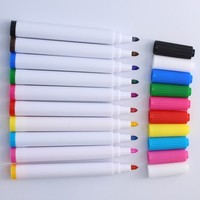 Marcadores Permanentes Profesionales Hang Kei AB3380, Multicolor, Punta Fina, No Borrables, Personalizables con Logotipo, para Pizarra Blanca, Oficina y Material Escolar