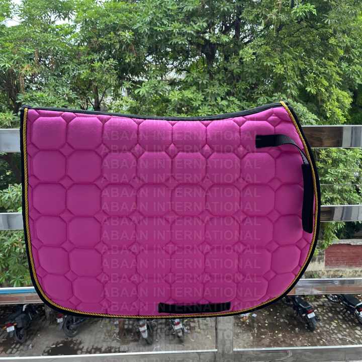 High Quality Custom Color Hexagonal Quilted Horse Saddle Pad