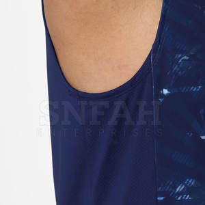 Camiseta sin Mangas de Alta Calidad con Logotipo Personalizado OEM para Hombre, Camiseta Deportiva Transpirable Personalizada para Gimnasio, Camiseta sin Mangas para Hombre al por Mayor - Product Image 6