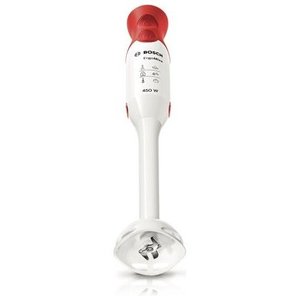 Batidora de Inmersión ERGOMIXX de 450W, Blanca y Roja, de Alta Resistencia, con Picador, Bajo Nivel de Ruido, para Triturar Hielo - Product Image 3