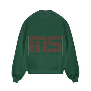 High Quality Basics <b>Thermal</b> Cotton Blended Sweatshirts For <b>Men</b> Casual Crewneck Winter Pullover Long Sleeve Fleece <b>Wear</b> - Product Image 5