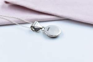 Colgante de plata esterlina turquesa hecho a mano con cadena ajustable, collar artesanal único, regalo para ella - Product Image 4