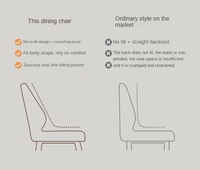 Chaise de salle à manger moderne en acier inoxydable, chaise de salle à manger empilable de luxe avec dossier creux et siège en cuir pour salle à manger d'hôtel.