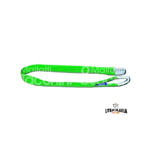 BANDAS DE ELEVACIÓN CON OJAL Color verde Capacidad 2000 kg tiro recto - Product Image 1