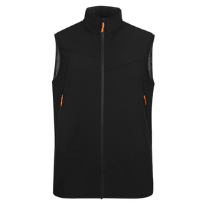 Gilet Softshell léger et personnalisé pour hommes Veste imperméable sans manches coupe-vent pour le voyage, la randonnée, la course à pied et le golf - Product Image 1