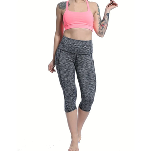 Mallas de entrenamiento deportivo con logotipo personalizado de alta calidad 2024, mallas de Yoga sin costuras para gimnasio ligeras de nuevo diseño para mujer, Fitness - Product Image 2