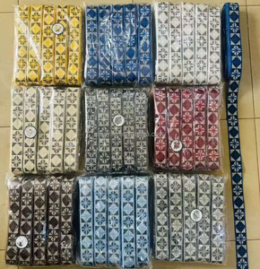 DIY nuevos parches coloridos bordado personalizado <span class=keywords><strong>collar</strong></span> de encaje Kit de punto de cruz frontal - Product Image 5