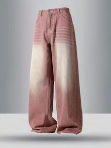 Pantalon en denim taille haute pour femmes de haute qualité Vintage Wash Logo & Label personnalisé - Product Image 4