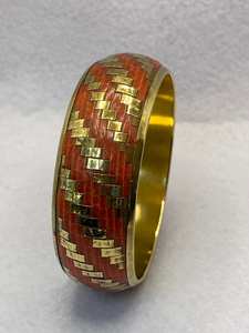 Brazalete ancho de diseñador floral de latón puro 100% hecho a mano, brazalete ajustable, Regalo para mamá - Product Image 3