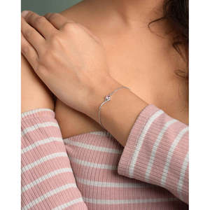 NOVAMART Fine 14K Gold and 925 Silver Tennis <b>Bracelet</b> with Emerald Diamond Pearl <b>Ruby</b> Rhodium Plated for Every Moment You! Whole - Product Image 3