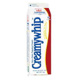Proveedor al por mayor de aperitivos a granel OEM HALAL Creamywhip White Non-Dairy Topping Creamer 1KG Non Dairy Creamer Panadería Comida Buen precio - Product Image 1