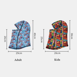 Enfants adultes coupe-vent polaire masque de ski complet hiver chaud cagoule capuche pour sport moto écharpe couvre-chef pour un usage quotidien - Product Image 6