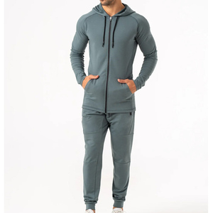 2024 Fall Waffle Mens Jogger Set Logotipo personalizado Entrenamiento informal Traje de 2 piezas Estampado Diseñador Chaqueta Conjunto Chándal de moda para hombres - Product Image 5