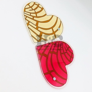 Azulejo de pestañas acrílico con forma de corazón y Flor de clasificación superior, soporte de pestañas ecológico con logotipo personalizado, herramienta de belleza sólida de visón - Product Image 5