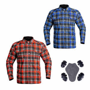 Camisa de Motociclista Blindada Personalizada para Hombre y Mujer, Talla 5XL, Certificación CE, Repelente al Agua, Transpirable, Anti-UV, Reforzada con Aramida, Equipo de Protección para Motociclismo - Product Image 1