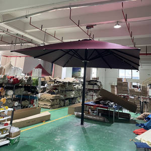 Nueva llegada cuadrado rectángulo playa <span class=keywords><strong>sombrilla</strong></span> 3M 4m 5M 6M 7m 8M aluminio Patio Led sombrillas para <span class=keywords><strong>terraza</strong></span> - Product Image 4