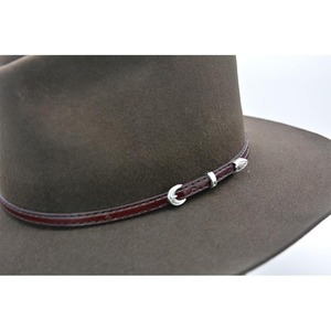 Sombrero de vaquero occidental LIHUA de ala ancha para hombres y mujeres con cinturón deportivo de cuero puro - Product Image 5