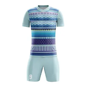 Soccer Team Design Durable PVC Material Comfortable Fit Sublimated Print Soccer uniform Sporty Design EcoFriendly Soccer uniform