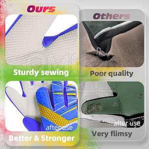 Nouveauté Gants de gardien de but professionnels en cuir PU standard, vêtements de sport respirants de meilleure qualité pour enfants - Product Image 4