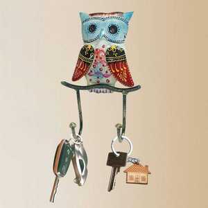 Crochets muraux en métal de qualité supérieure, élégants, en forme de hibou, pour la maison et le bureau, parfaits pour accrocher les manteaux, les chapeaux, les serviettes, les sacs et plus encore - Product Image 3