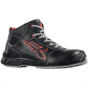 Botas de Seguridad Sting Talla 43 W.11 Negro-Rojo S3S CI FO SR ESD, Zapatos de Seguridad Cómodos y Elegantes - Product Image 2