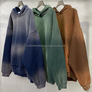 Conjunto de Sudadera y Pantalones Deportivos Unisex de Felpa Francesa Vintage, Lavado Ácido, Estilo Urbano Personalizado - Product Image 2