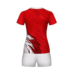 Uniforme de Voleibol Unisex Personalizado OEM de Alta Calidad en Spandex/Poliéster con Transferencia Térmica - Product Image 3