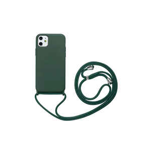 เน็ตซี่ ซาฟา โรปีเคสซิลิโคนแบบสลิมฟิตสำหรับไอโฟน 11 7 พลัส 14 พลัส 6 พลัส-ฝาหลังสีเขียวเข้ม - Product Image 1