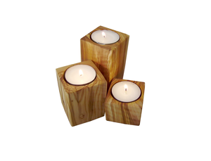 เชิงเทียนไม้คลาสสิกที่เป็นมิตรกับสิ่งแวดล้อมสำหรับตกแต่งบ้านสำหรับบ้านไร่โรงแรมโอกาสคริสต์มาสห้องนั่งเล่นจากอินเดีย - Product Image 5