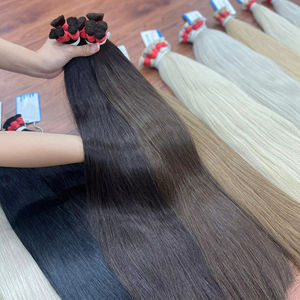 Vente en gros en vrac Extension de cheveux humains lisses Meilleures extensions de cheveux Cheveux bruts vietnamiens sans perte - Product Image 5
