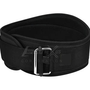 Cinturón de Cintura de levantamiento de pesas de neopreno unisex ligero al por mayor cinturones de levantamiento de pesas ajustables con logotipo personalizado - Product Image 4