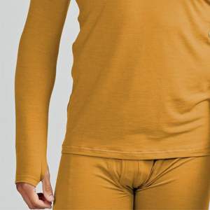 Unisexe 100% laine mérinos à manches longues-Fibre naturelle, parfait pour les activités hivernales et par temps froid - Product Image 4