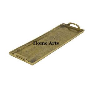 Lot de 2 plateaux à dessert de formes différentes, design fabuleux, plateau à dessert en aluminium pour collations à un prix abordable - Product Image 3